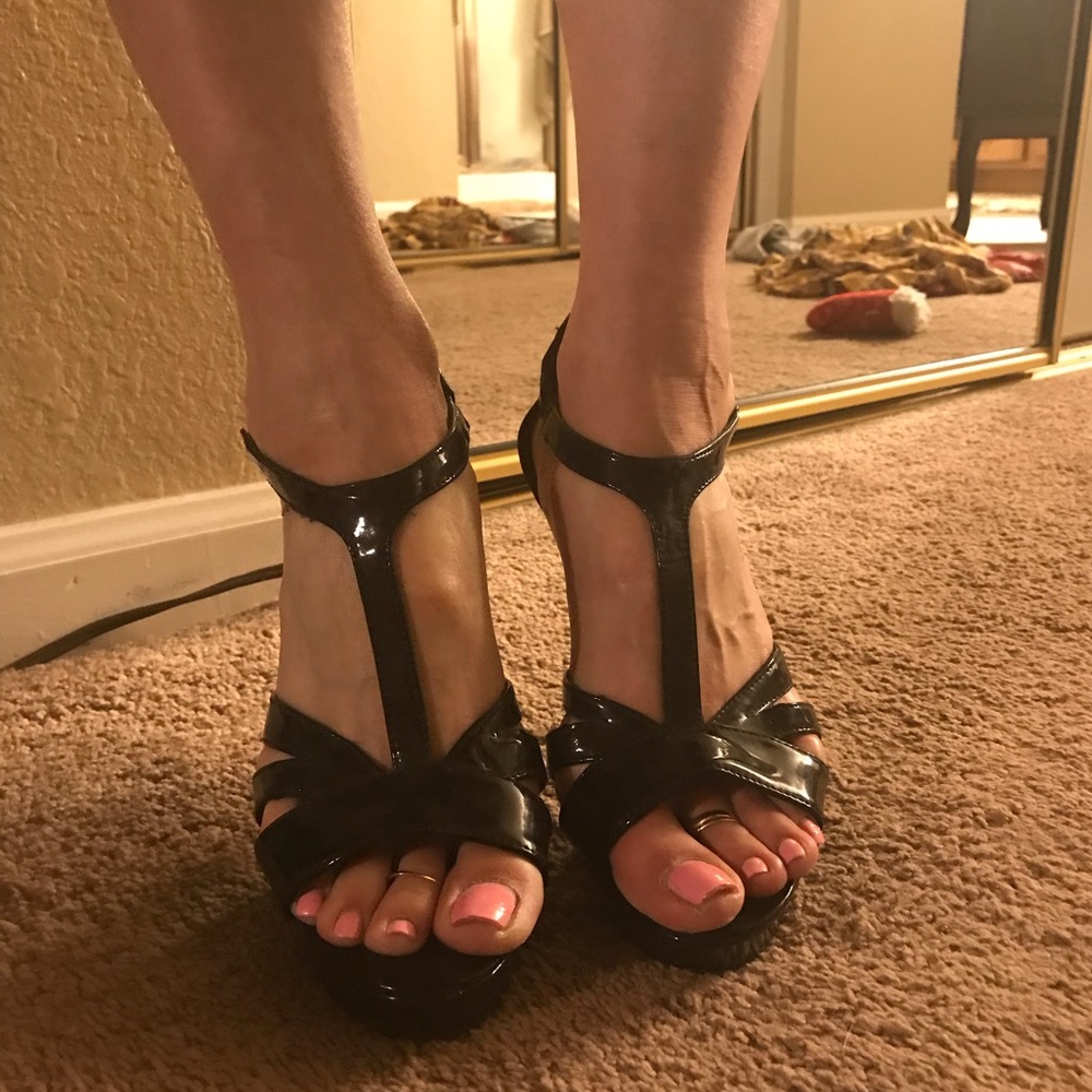 Black heels